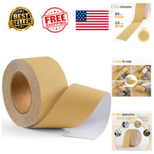 Sandpaper Roll 80 Grit 20 Yard Adhesive Backed PSA Longboard 2-3/4 Inch Wide