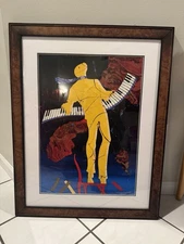 Marcus Glenn Red Chair Purple Tie - Hand Signed & Number /950 Giclee