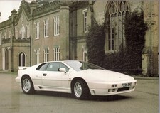Lotus Esprit Turbo SE 1989-90 UK Market Single Sheet Sales Brochure