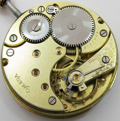 Omega Pocket Watch 18s movement Serial 5137504 for project or