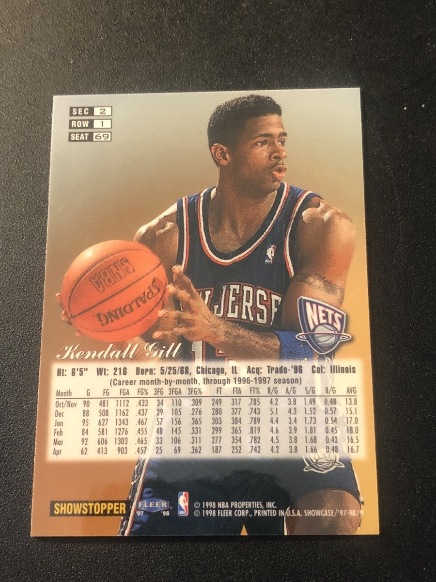 1997-98 Flair Showcase Row 1 Kendall Gill #69 | eBay
