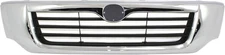 Evan-Fischer Grille Assembly Compatible with 1998-2000 Mazda B4000 Plastic Chrom