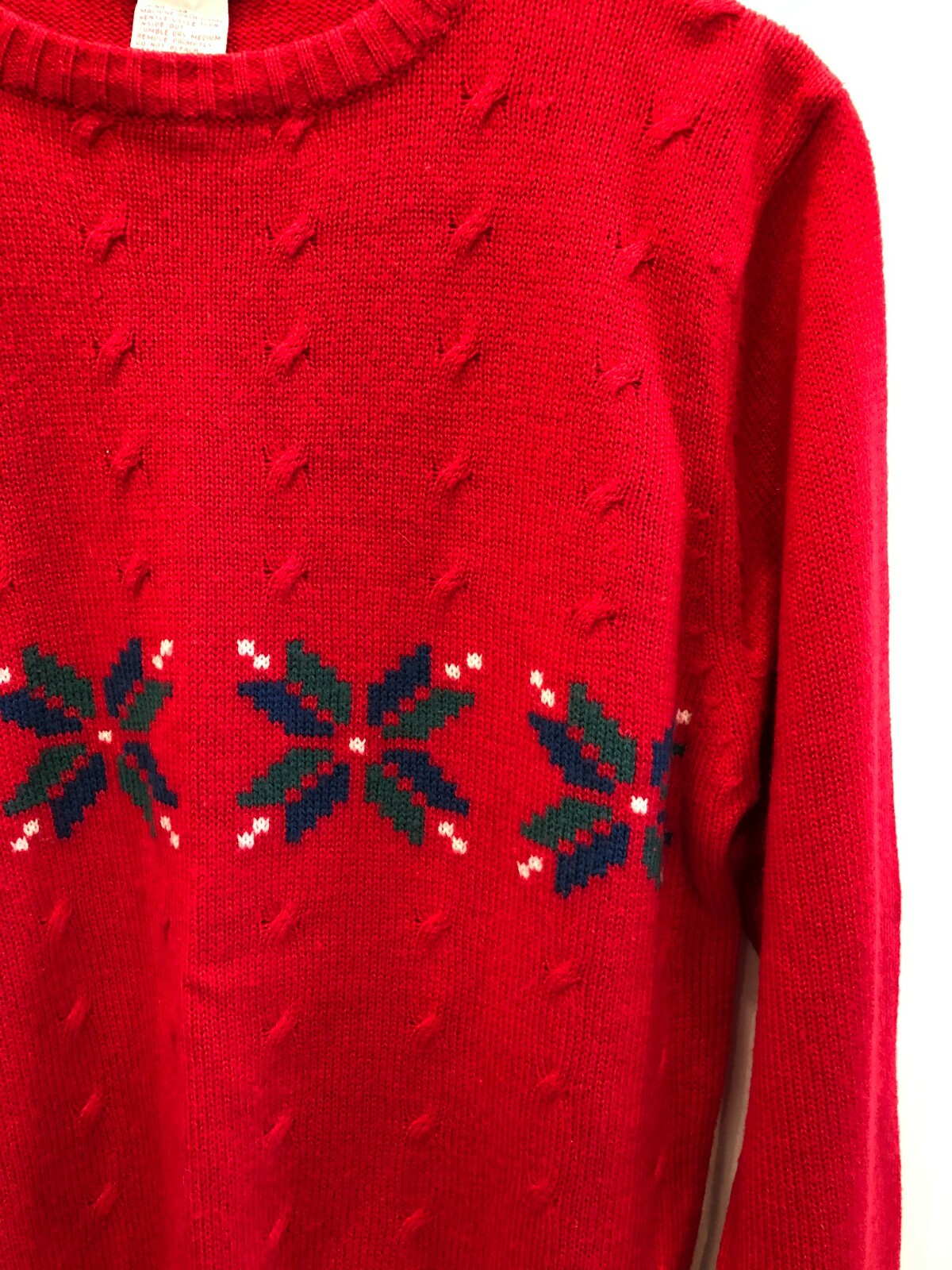 izod red sweater