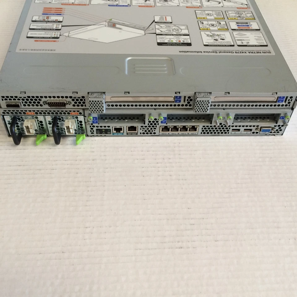 SUN Oracle Netra X4270 2x 2.13GHz 16GB RAM 2x 300GB Disk 2x AC Power DVD Rails - Image 3 of 4