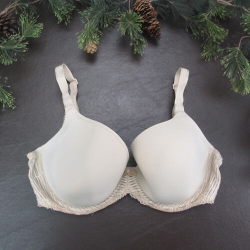 Wacoal Bra 34DD Natureal Padded Underwire Adjustable Clasp Back