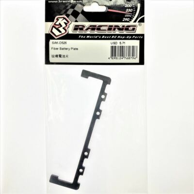 3RACING SAK-D526 FRP Fiber Battery Plate For 1/10 SAKURA D5S DRIFT RC Car