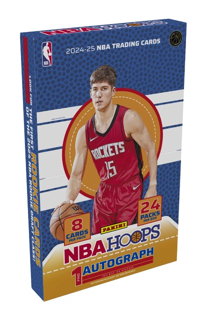 6x 2024/25 NBA Hoops Basketball Hobby Box