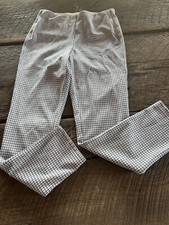 Adrianna Papell Women's Dress Pants Size 8 Black Gray White Stretch Leggings