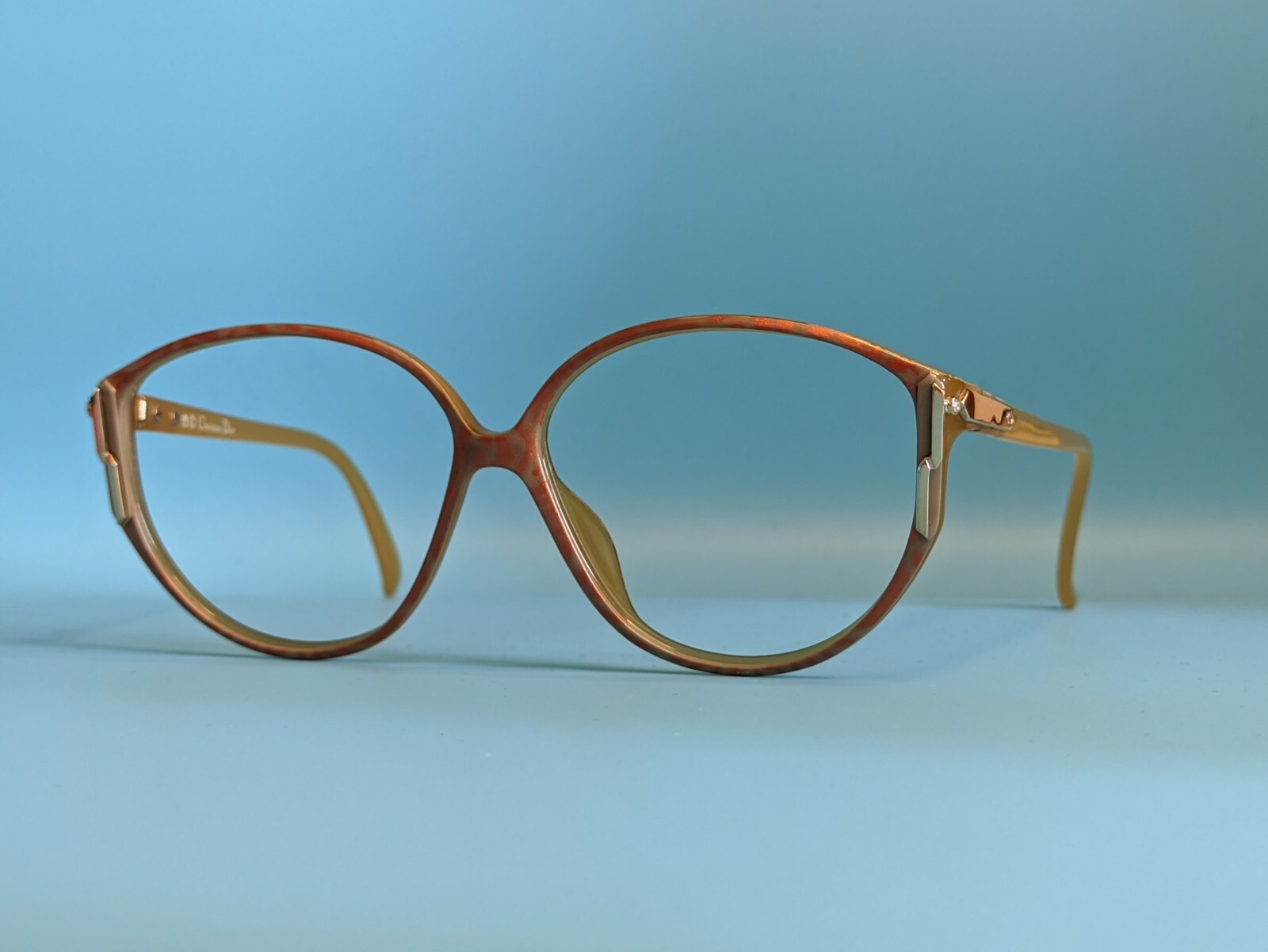 VINTAGE CHRISTIAN DIOR 2307 RECTANGULAR EYEGLASSE… - image 3