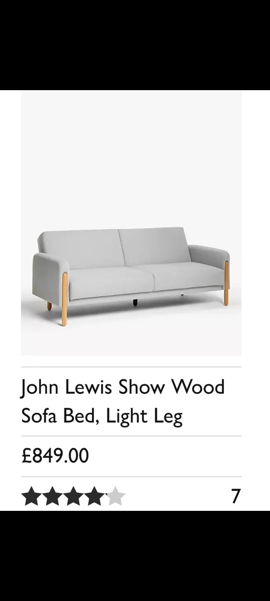 John lewis show wood sofa bed deals