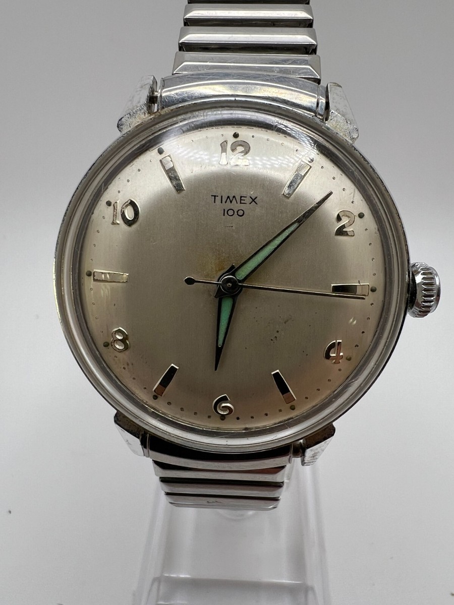 1959 Timex 100 Mechanical Watch - Runs | eBay