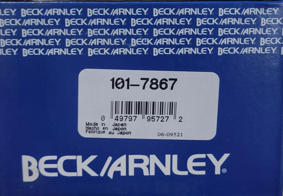 Extremo de varilla de amarre de dirección Beck/Arnley 101-7867 para Lexus Toyota AZ 2008-2021 Foto 2 de 2