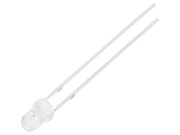 2X OSB5DA3131A-VVLED Led 3 Mm Blau 1560Mcd 30° Front: GewöLbt Rastermaß: 2,54Mm-image