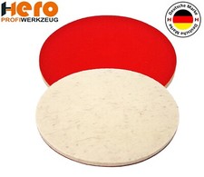 6x Polierscheibe Filzscheibe 125mm Polierpads Schleifscheibe Politur HERO