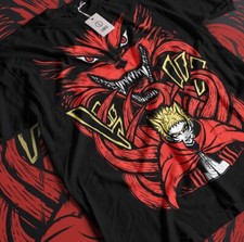 Camiseta Naruto Baryon Mode kyuubi kurama Camiseta Anime Manga Camiseta Gráfica