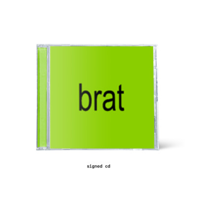 Charli XCX - BRAT Signed CD Autographed Silver Standard | eBay