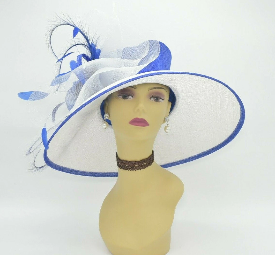 white kentucky derby hat