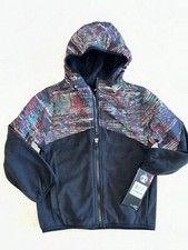 New under Armour Boys Zip Up Cold Gear Fleece Hoodie Sweatshirt Top Size 5