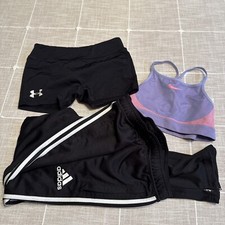 Youth Large Lot Of 3 Workout Wear Nike, Under Amour , And Adidas 