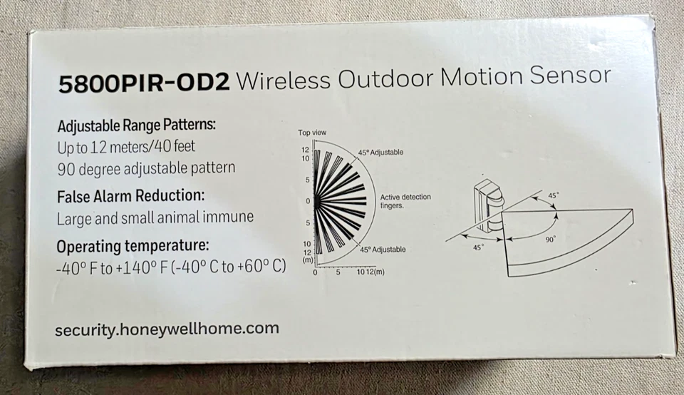 Honeywell Home 5800PIR-OD2 Wireless Outdoor Motion Sensor - Image 2 of 3