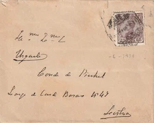PORTUGAL: Cover to Lisbon 1910.