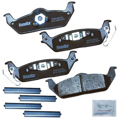Disc Brake Pad Set-Priority One Semi-Metallic BPR Bendix CFM1012