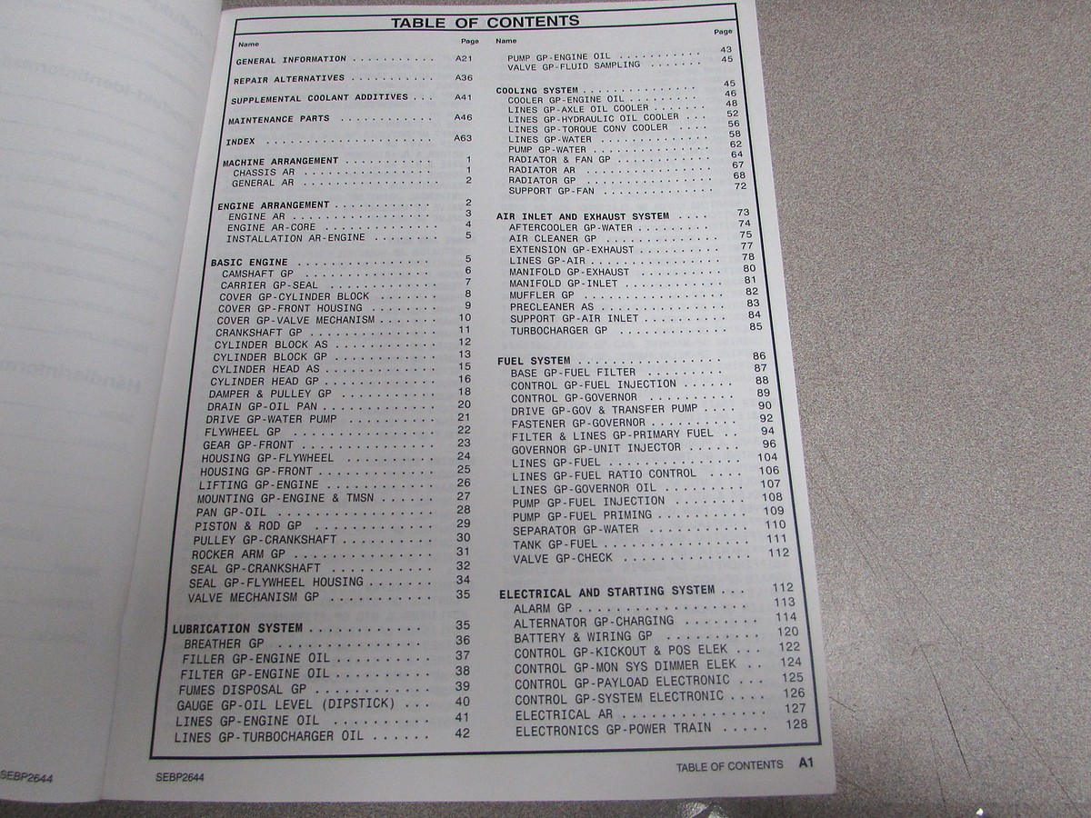 Caterpillar Cat 950G Wheel Loader Parts Catalog Manual 1998 8JW