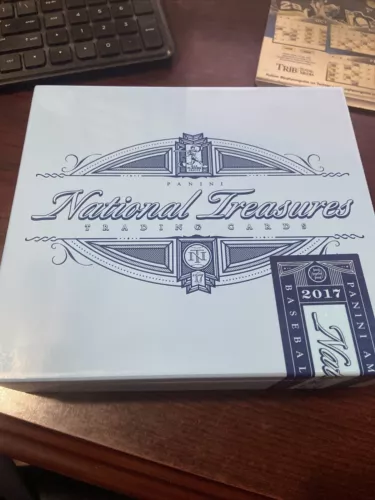 2017 Panini National Treasures Baseball Box Empty No Cards Cigar Boxes