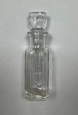 SQUARE GLASS 1/2oz. BOTTLE WITH GLASS DISPENSER FOR LIQUID