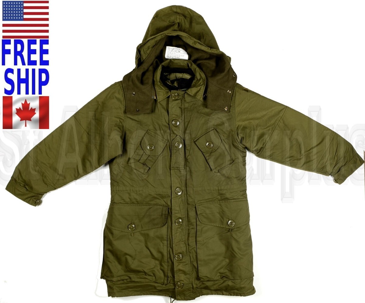 ジャケット・アウター Canadian army cold weather parka 80s Vintage Canadian Army Extreme Cold Weather Parka - Large