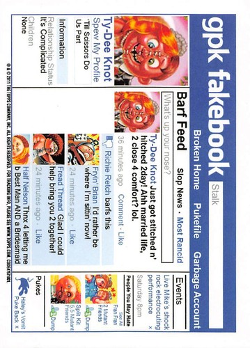 GARBAGE PAIL KIDS 2011 FLASHBACK SERIES 2 PICK-A-CARD YELLOW BASE STICKERS TOPPS - Picture 17 of 321