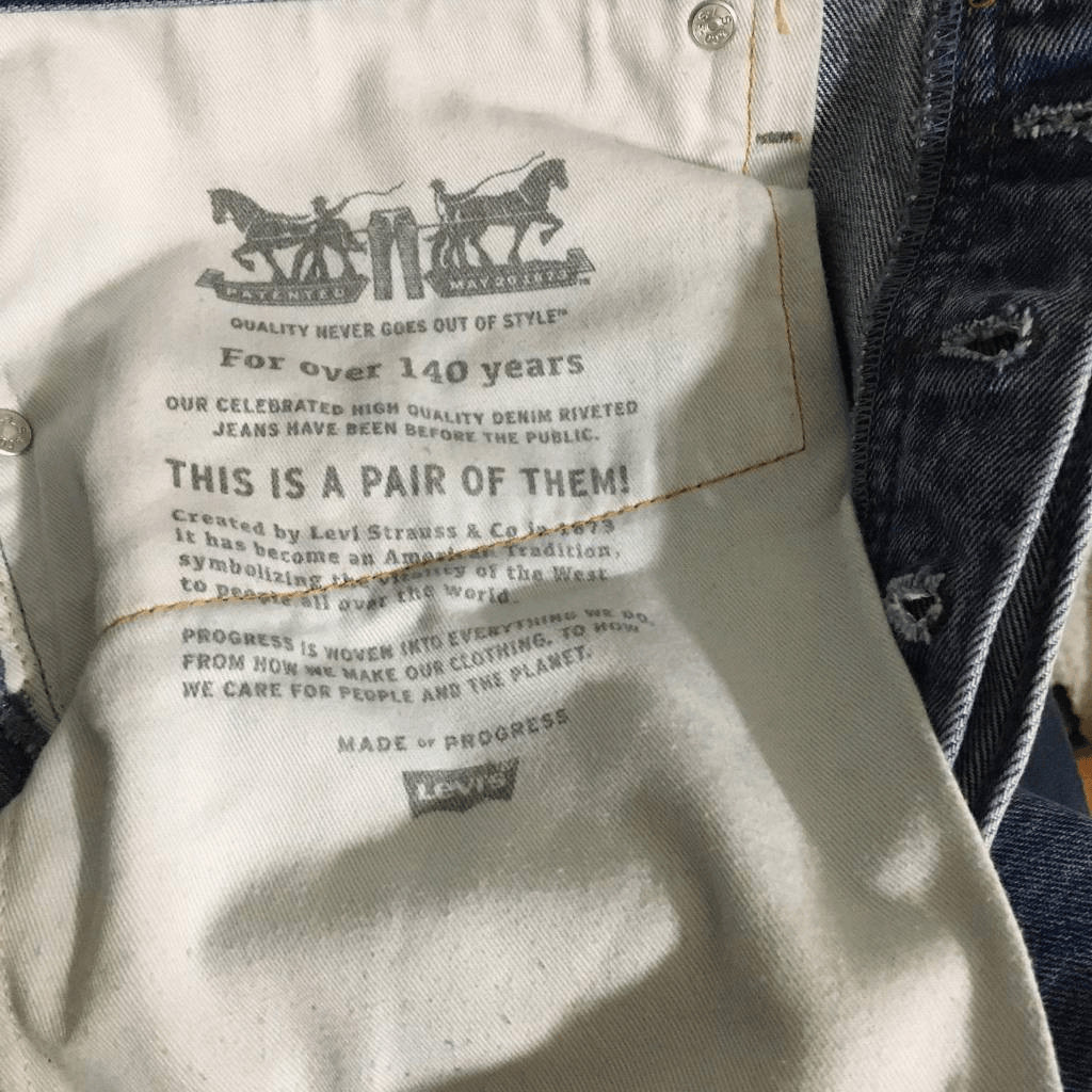 Levi's Drop Crop Button Fly Patchwork Men's Jeans… - image 9