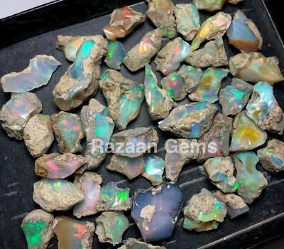 #ad Cut Grade Opal Rough Lot AAA Grade 10 Pieces Large Size Ethiopian Welo Opal Raw $17.50
