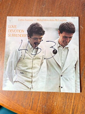 Carlos Santana & Mahavishnu John McLaughlin   Love Devotion Surrender 1973 LP