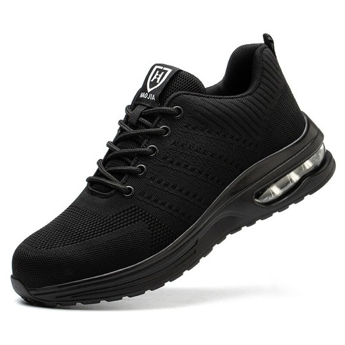 Scarpe Antinfortunistiche Uomo Sneakers da Lavoro Punta Acciaio Trail Running Outdoor Antiscivolo - Foto 18 di 22