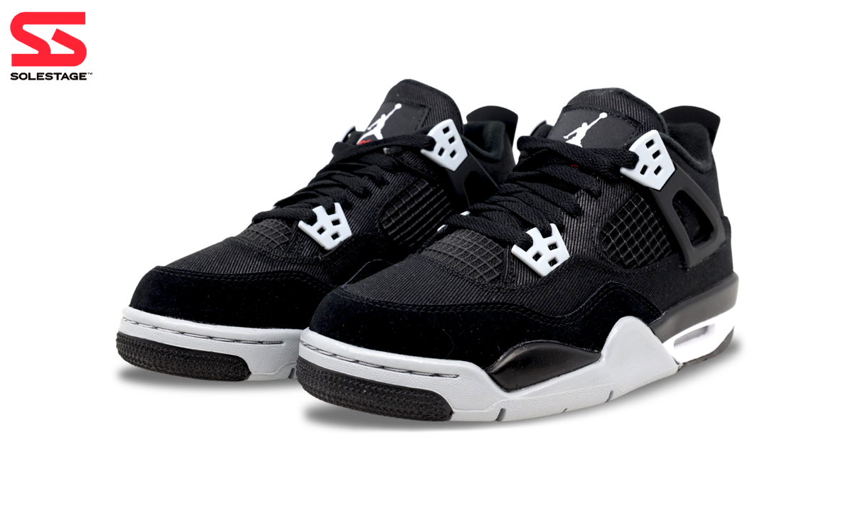 Nike Jordan 4 Retro SE Black Canvas (DH7138-006/DV0553-006) Men GS