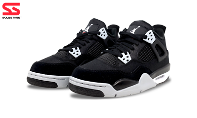 Nike Jordan 4 Retro SE Black Canvas (DH7138-006/DV0553-006) Men GS