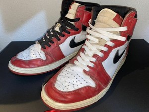 Nike Air Jordan 1 Chicago White X X Roja Negro 1994 reimpresión para hombre  US9/27cm Usado | eBay