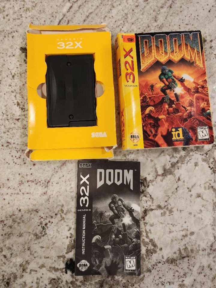 Doom Sega Genesis 32X CIB - Image 4 of 4