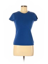 Gap Outlet Women Blue Short Sleeve T Shirt M