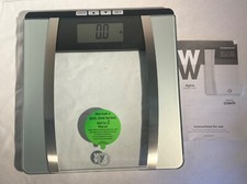 Weight Watchers Conair Body Analysis Glass Bathroom Scale Model WW701XF