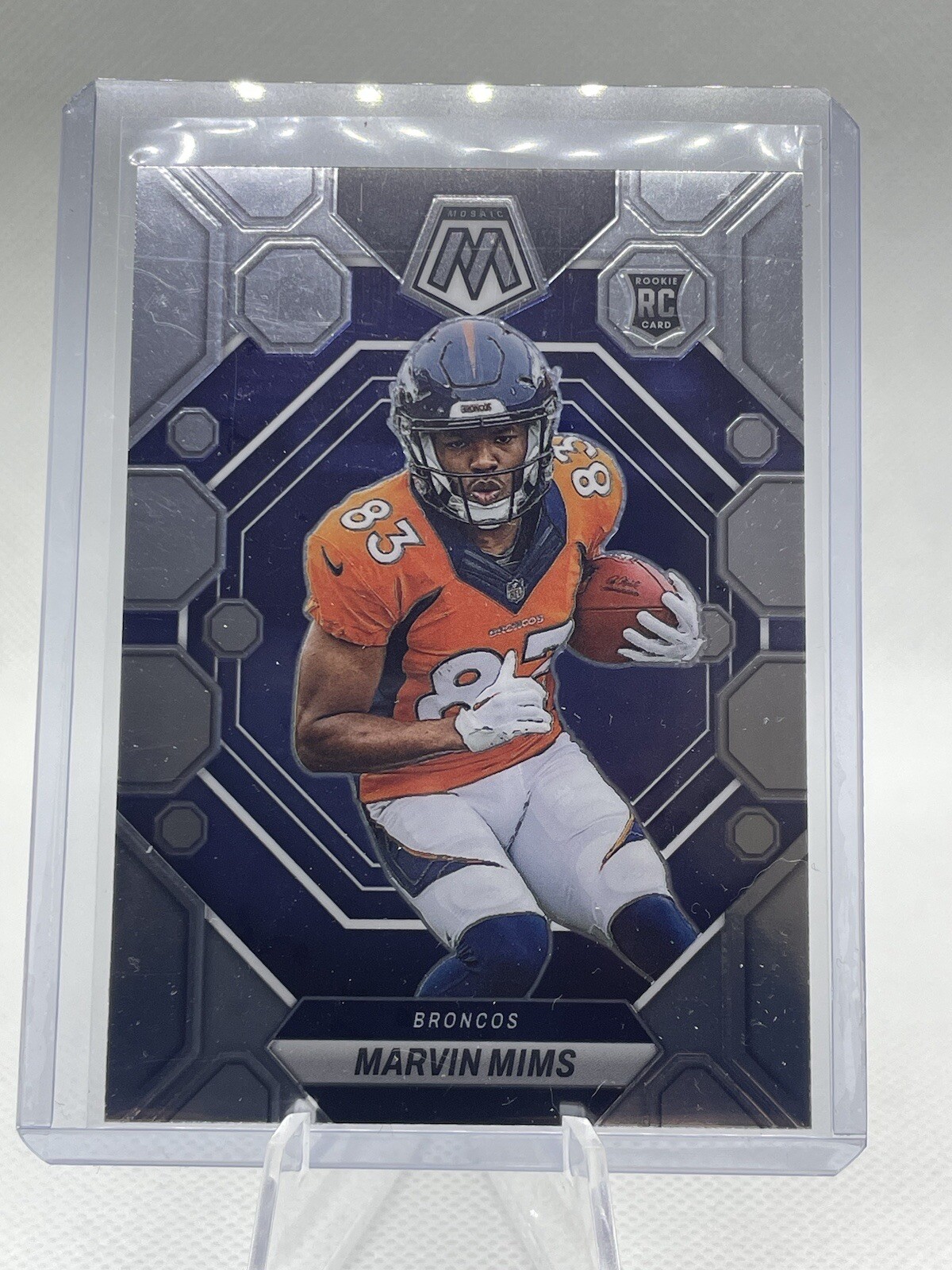 2023 Mosaic Football Marvin Mims RC No. 346 Broncos
