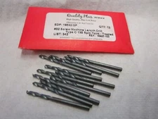 Quality Plus (18532) #32 7/8 x 1-7/8 Screw Machine Type C Drill Bits - Lot of 12