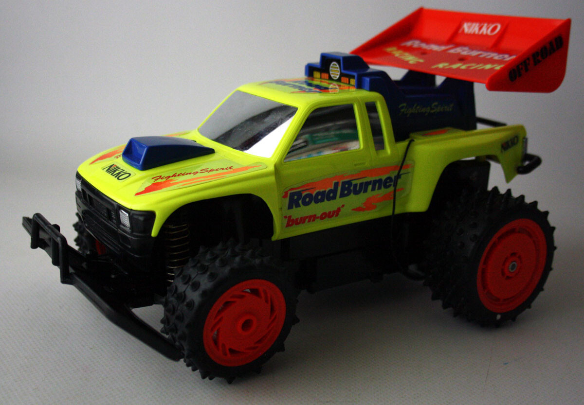 RARE VINTAGE 90'S NIKKO ROAD BURNER BURN OUT TURBO RADIO CONTROL 1