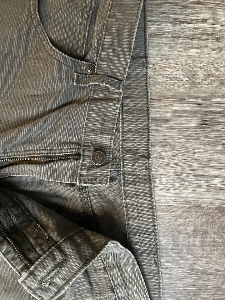 Оливково-зеленые рабочие брюки плотника Dickes - Изображение 4 из 4