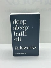 NEW NIB ThisWorks Deep Sleep Bath Oil Full Size 50ml/1.7oz Free Shipping AUTHNTC