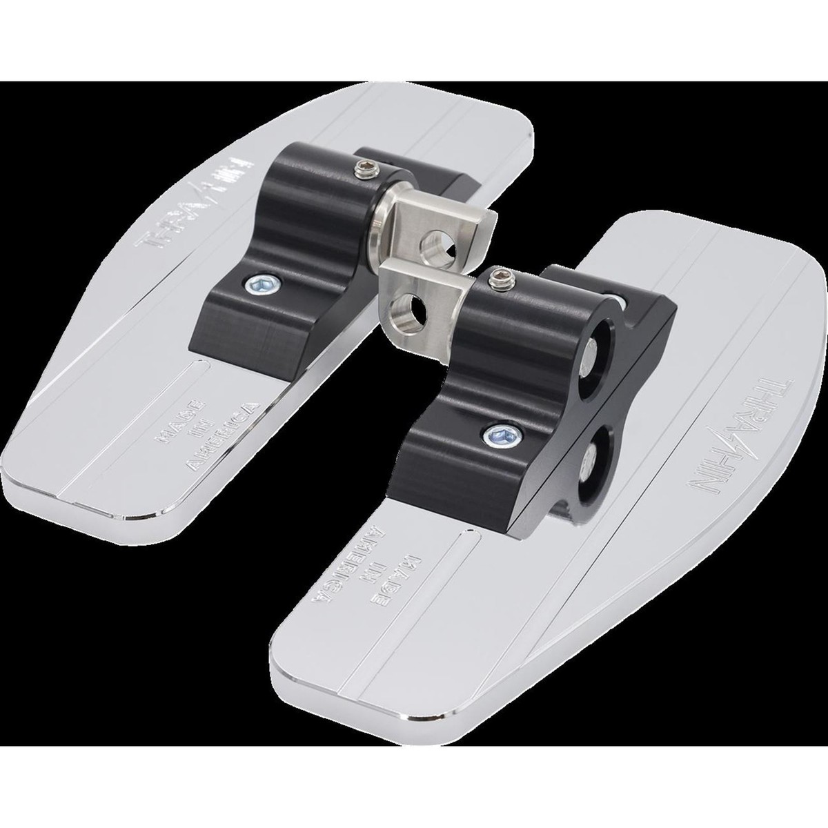 Thrashin Supply Company Mini Floorboards - Chrome for Harley