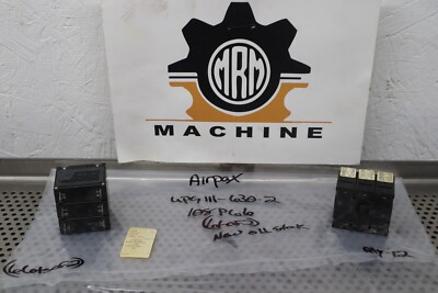 AIRPAX UPG111-630-2 Circuit Breaker 3-Pole New Old Stock (Lot of 2) See All Pics