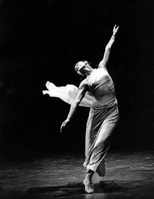 Pearl Lang Performing Shore Bourne In 1964 OLD BALLET PHOTO