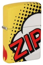 Zippo Windproof Colorful Pop Art, Comic Bubble Design & Logo, 49533, New In Box